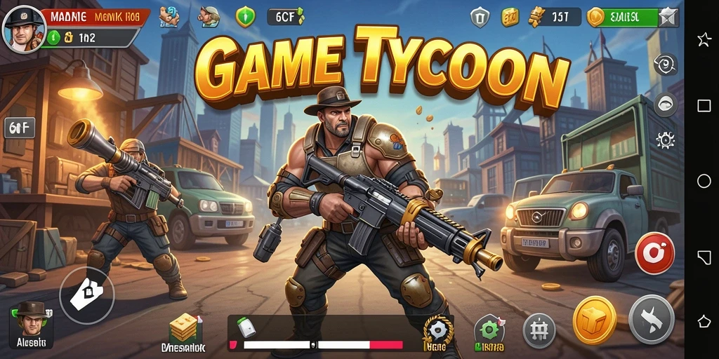 Tampilan gameplay <strong>6CF</strong> yang seru dan penuh strategi bisnis.