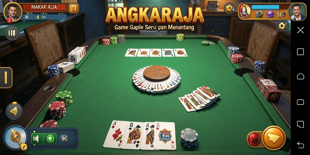 Tangkapan layar gameplay seru dari ANGKARAJA