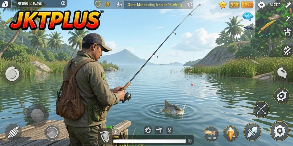 Tangkapan ikan yang luar biasa dalam gameplay JKTPLUS.