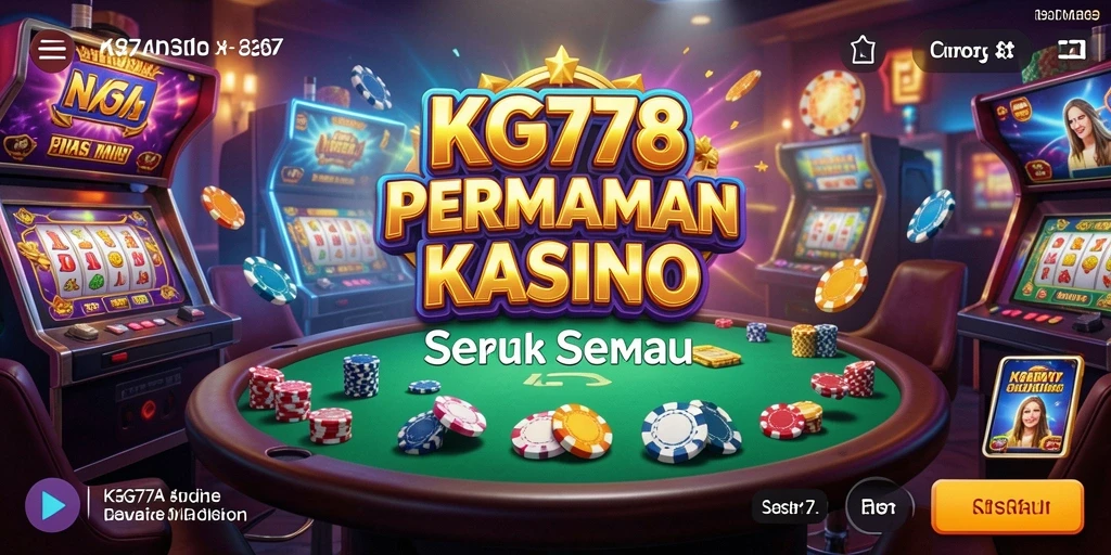 Tampilan gameplay menarik dari KG778 yang menggugah semangat bermain Kasino.