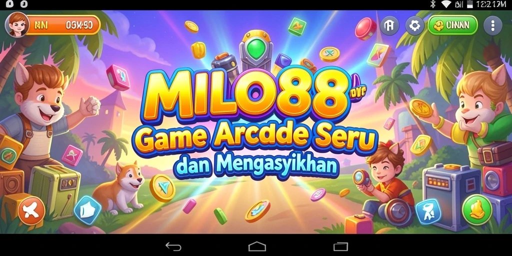 Screenshot gameplay menunjukkan aksi menegangkan di MILO88.